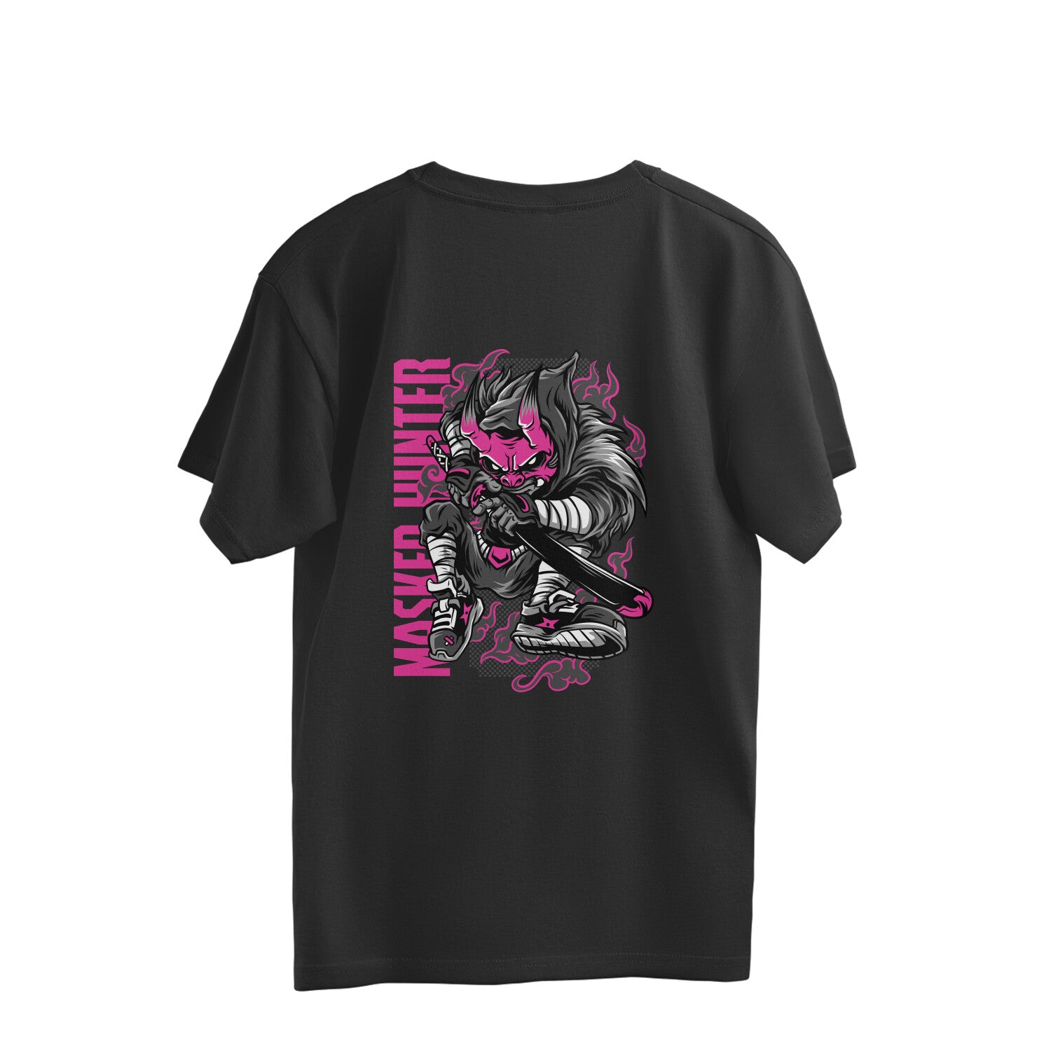 Men's Back Printed Oversized T-shirt